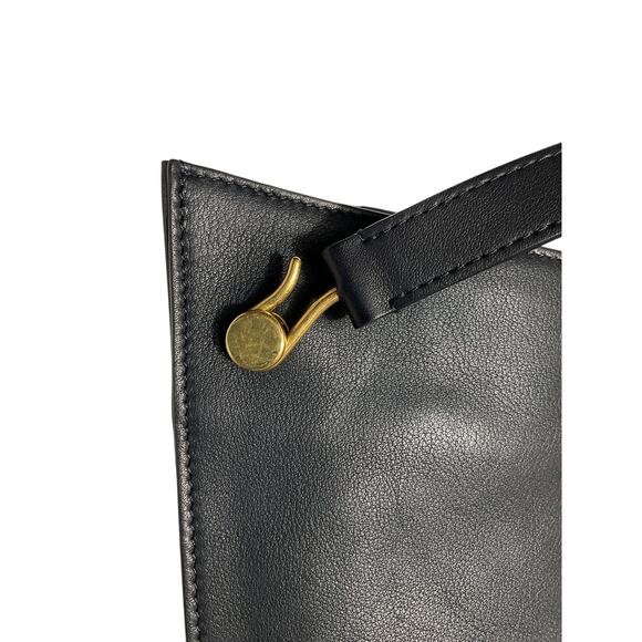 The Row Leather Black Alexia Tote Bag - Picture 15 of 16